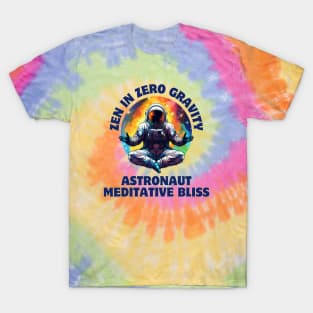 Zen in Zero Gravity: Astronaut Meditative Bliss Astronaut Meditating T-Shirt